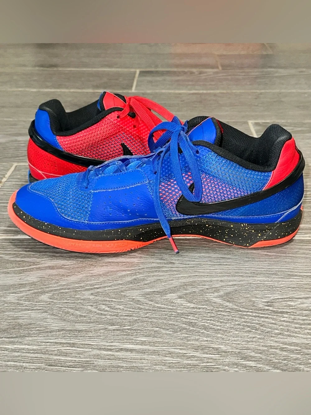 Nike Ja 1 Hunger Men's 10.5 Basketball Sneakers Mismatched Streetwear Shoes
